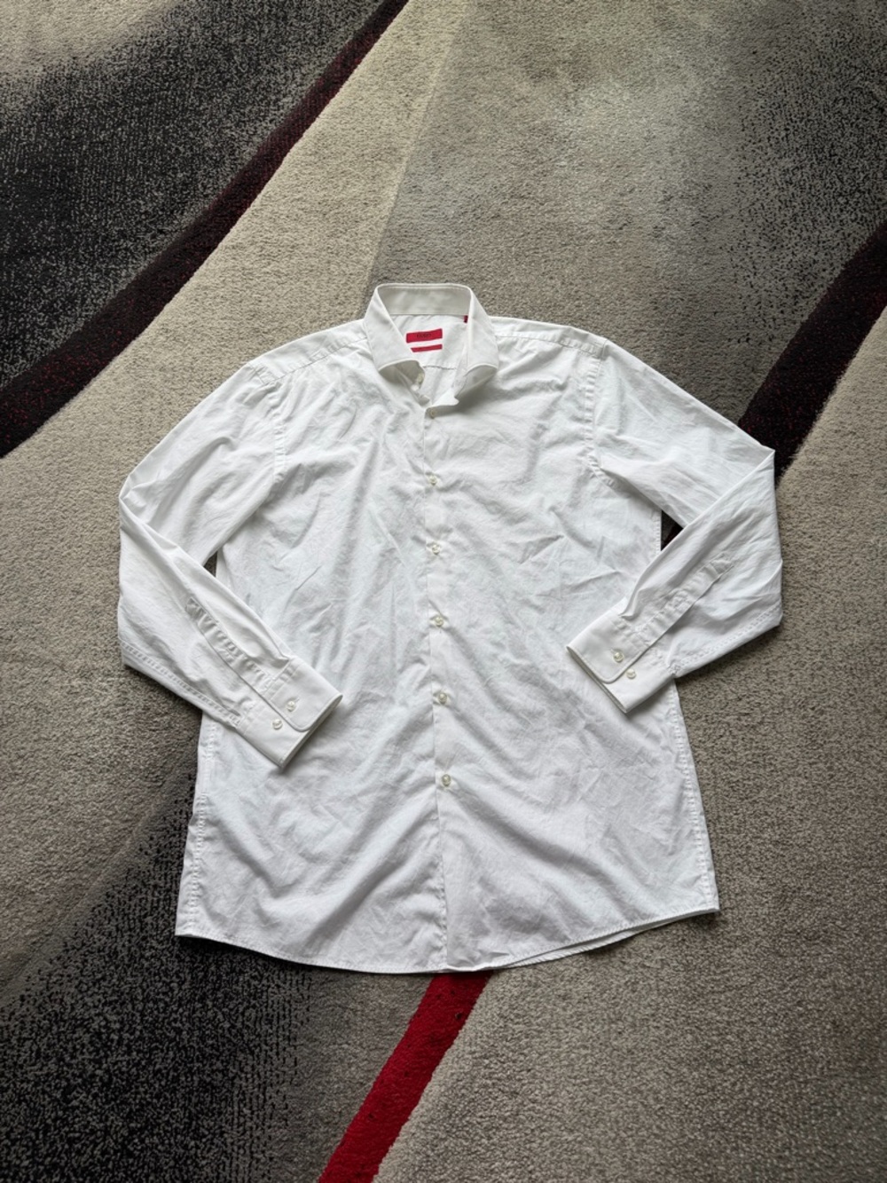 Hugo Boss White Sharp Fit Dress Shirt